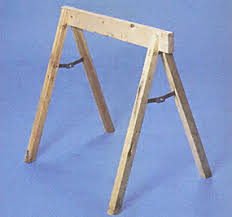 Posted on february 8, 2021february 9, 2021 in free project plans continuing our series on sawhorse designs, here are some very simple folding sawhorse plans. Mother S Folding Sawhorses Do It Yourself Mother Earth News