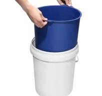 VEVOR 5 Gallon Bucket Liner for Concrete Mix, Reusable Silicone Mortar Bucket Liner for Thinset Paint Concrete Epoxy Mixing, Heavy-duty Grout Mixer ...