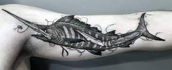 Angry marlin tattoo supplies sales & discounts are events where we sell merchandise as is. these sales are considered final and not available for returns. 60 Marlin Tattoo Designs For Men Fish Ink Ideas