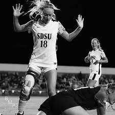 The International Soccer Language For No Foul Demonstrated By Sdsu Womens Soccer S Rachel Speros Duri International Soccer Women S Soccer Soccer Photography
