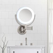 Maybe you would like to learn more about one of these? Zadro 12 In X 17 13 In Surround Fluorescent Wall Mount Bi View 10x 1x Magnification Beauty Makeup Mirror In Satin Nickel Slwr410 The Home Depot