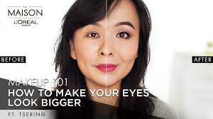 If you start applying your dark eyeliner right from the inner corner, it will define the actual shape of the eye and leave no room to create the illusion of bigger eyes. How To Make Small Eyes Look Big Small Hooded Eye Makeup Tsering Simmy Goraya L Oreal Paris Youtube