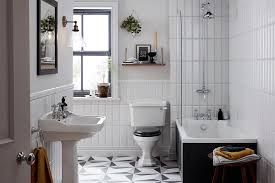 Breaking up the monotony of a shower could be helped by adding color contrast and texture of tile border for bathrooms. White Bathroom Ideas That Are Far From Boring Loveproperty Com