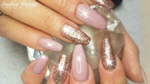 The stiletto nails come to a distinct point at the top and could poke an eye out if they needed to. 31 Rose Gold Nail Designs For Every Princess Out There