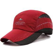 Summer Casual Sports Letter Mesh Men Baseball Caps Quick Dry Snap Back Hat For Men Visor Hat Casual Summer Hats Casual Hat Cap Mens
