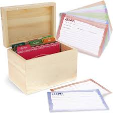 Embellish it and make it more personal. Amazon Com Juvale Unfinished Wood Recipe Box For Diy Crafts With Cards And Dividers Arts Crafts Sewing