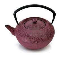 Studio Cast Iron Teapot In Red By Berghoff Cast Iron Tea Pot Tea Pots Tea Cups