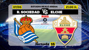 The home of real sociedad on bbc sport online. La Liga Santander Real Sociedad Vs Elche Una Final Por Dos Objetivos Diferentes Marca