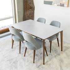 If back support means everything to you, these ellen dining chairs can solve the problem. Mid Century Modern Kaiden White Dining Set 5 Piece Ash0432