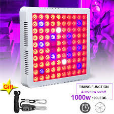 Htg supply carries a vast selection of indoor grow light kits suitable for every grow room — from a beginner to professional operation. Led Grow Light 1500w Timer Lamp For Plants 100 Leds Phyto Lamp Full Spectrum Led Fitolampy Lights For Flowers Grow Tent Box Room Buy At The Price Of 59 55 In Aliexpress Com