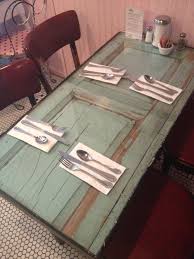 Door Table With Glasstop Diy Dining Room Table Door Table Home Projects