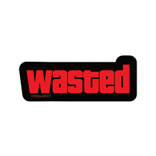 Wasted Gta Waste Gta Stickers