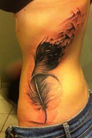 Feather With Birds Flying Away Tattoo Another Beauty Just Love Birds Feather Tattoos Tattoos Body Art Tattoos