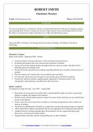 Seeking a position as a it faculty/computer teacher in an organization allowing me an opportunity to implement my practical knowledge to shape up the next generation. Chemistry Teacher Resume Samples Qwikresume