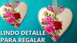 Manualidades Para El 10 De Mayo Lindo Corazon Decoupage Para Principiantes Youtube