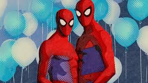 He is equally able to laugh as easily as he tends to cry when the situation becomes depressing. Spider Man Into The Spider Verse 2018 Art Of The Title