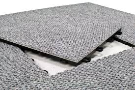 12 X 12 Premium Interlocking Basement Floor Carpet Tile In Gray Carpet Tiles Floor Carpet Tiles Carpet Tiles Basement