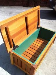 Cedar Garden Storage Bench Outdoor Storage Bench Wooden Storage Bench Garden Storage Bench
