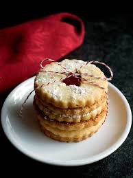 3 cm / 1 in (using a rolling pin or bottle) and cut biscuits out of the dough using biscuit cutters. Traditional Austrian Linzer Cookies Pudge Factor