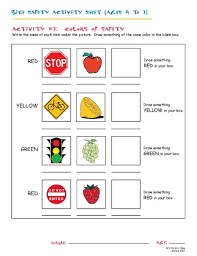 Fun And Printable Worksheets For 4 Year Old In 2021 Safety Activities Bike Safety Activities Pedestrian Safety Activities