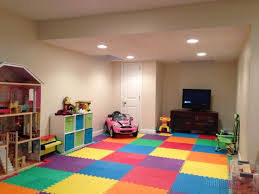 Playroom With Foam Tiles Playroom Flooring Finished Basement Playroom Foam Tiles Playroom