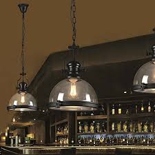 Turn your home into a waypoint for mariners with our nautical lighting. Industrial Nautical Transparent Glass Pendant Light Litfad 13 5 Clear Ceiling Chandelier Hanging Light Fixture Max 40w Black