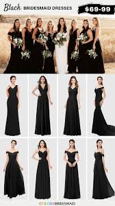 Black Bridesmaid Dresses Black Bridesmaid Dresses Fall Black Chiffon Bridesmaid Dresses Black Bridesmaid Dresses Long
