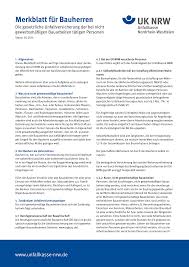 Jul 19, 2021 · arbeitsvertrag nrw bauwirtschaft / 10 gut arbeitsvertrag vorlage handwerkskammer nrw modelle. Https Www Unfallkasse Nrw De Fileadmin Server Download Pdf 2014 Merkblatt Bauarbeiten 2014 Pdf