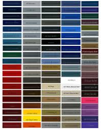 Custom Auto Paint Colors Chart 12 Best Car Paint Charts