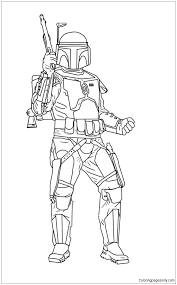 Download Jango Fett From Star Wars Coloring Pages Cartoons Coloring Pages Coloring Pages For Kids And Adults