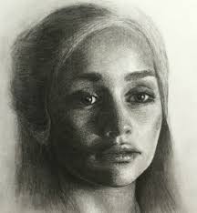 Here's my game of thrones art! (Please note that the Dany portrait was  signed with my dead name)