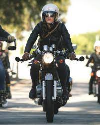 Habermann Sons Classic Motorcycle Clothiers Photo Girl Riding Motorcycle Classic Motorcycles Cafe Racer