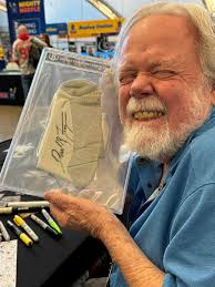 Unique Game Worn Signed Dan Frazier Sock