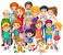 Extended Family Big Family Cartoon