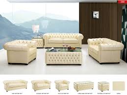 Shop ivory coffee tables on houzz. 258 Ivory Leather Living Room Set By Esf Furniture Furniturepick