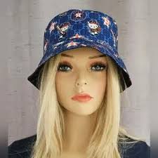 HELLO KITTY HOUSTON ASTROS BUCKET CAP HAT