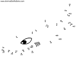 Complete each painting to win. Easy Free Printable Animal Dot To Dot Worksheets