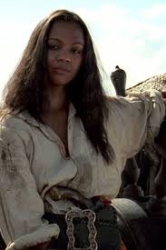 Pirates Of The Caribbean The Curse Of The Black Pearl Cast And Crew Zoe Saldana As Anamaria Pirates Of The Caribbean Curse Of The Black Pearl Pirate Woman Pirates Of The Caribbean Zoe Saldana