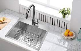 View all topmount / drop in kitchen sinks. Starstar 18 Drop In Topmount Stainless Steel Single Bowl Kitchen Sink Contemporary Kitchen Sinks By 1kitchensink Houzz