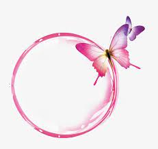 Pink Transparent Bubble Butterfly Effect Element Png And Psd Butterfly Effect Doodle Frames Floral Logo Design
