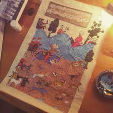 ii bayezid hunername work in progress by mustafa gocmezler minyatur islamic minyaturler painting illustration