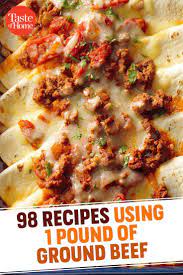 101 Recipes Using 1 Pound Of Ground Beef Recipes Dinner With Ground Beef Diner Recipes
