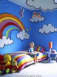 Pin By Nur Iqlima Abdul Latif On Room Girls Bedroom Themes Rainbow Room Kids Room