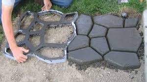 Concrete pavers offer a wide range of colors and patterns, are easy to install with a shovel, dig a level trough approximately 6 inches deep. Concrete Walkmaker On Slope Doityourself Com Community Forums
