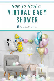How To Host A Virtual Baby Shower In 2020 Virtual Baby Shower Stork Baby Showers Web Baby Shower