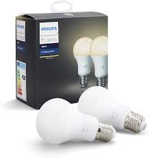 Philips hue philips 455295 white a19 single led bulb, works with amazon alexa (hue bridge required). Philips 8718696729113 A Hue Led Doppelpack Plastik 9 5 W E27 Weiss 6 1 X 6 1 X 11 Cm Amazon De Beleuchtung
