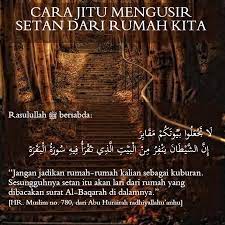 Cara Jitu Mengusir Setan Dari Rumah Kita Quran Quotes Quotes Islam