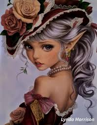 ArtByteDesigns,ElfStory,done with Ohuhu and Hangfan markers, gel pens, Mica  and Wink of Stella.