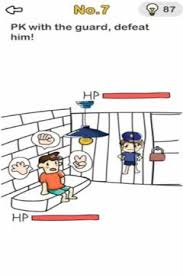What is your iq level? Brain Out Escape Room Pk With The Guard Defeat Him Level 7