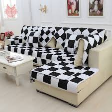 To care for this pillow, spot clean and line dry it. Modern Style Black White Plaid Print Sofa Cover Pure 100 Cotton Quilting Slipcovers Canape For Top Fashion Sofa Sp2382 Free Ship Canapes Aliexpress